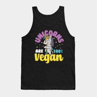 Unicorns Are Vegan Tank Top